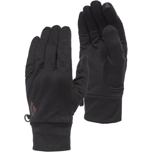 BLACK DIAMOND LIGHTWEIGHT WOOLTECH GLOVES GR gris