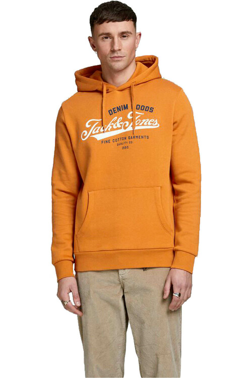 J&J JJELOGO SWEAT HOOD 2 COL AW20 amarillo