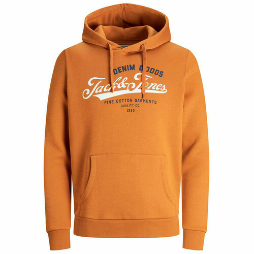 J&J JJELOGO SWEAT HOOD 2 COL AW20 amarillo