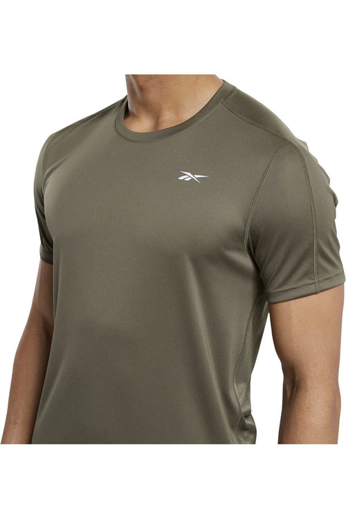 REEBOK WOR COMM SS TECH TEE verde