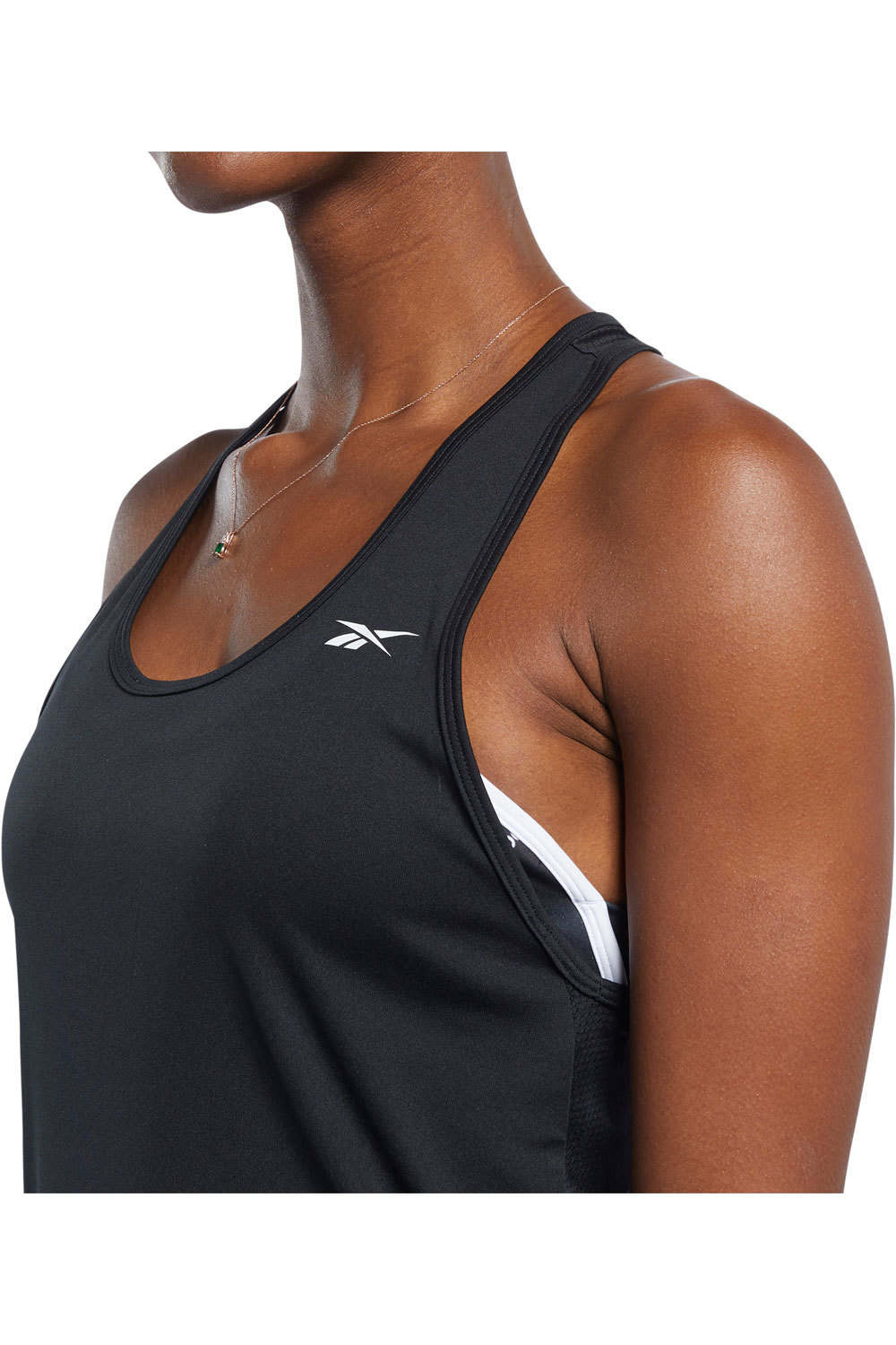 Reebok camiseta tirantes fitness mujer Reebok US PERFORM MESH TANK vista detalle Reebok camiseta tirantes fitness mujer Reebok US PERFORM MESH TANK vista detalle