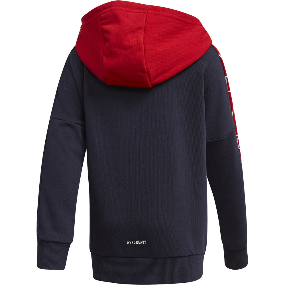 adidas sudadera niño Adidas LK BR KN JKT vista trasera adidas sudadera niño Adidas LK BR KN JKT vista trasera