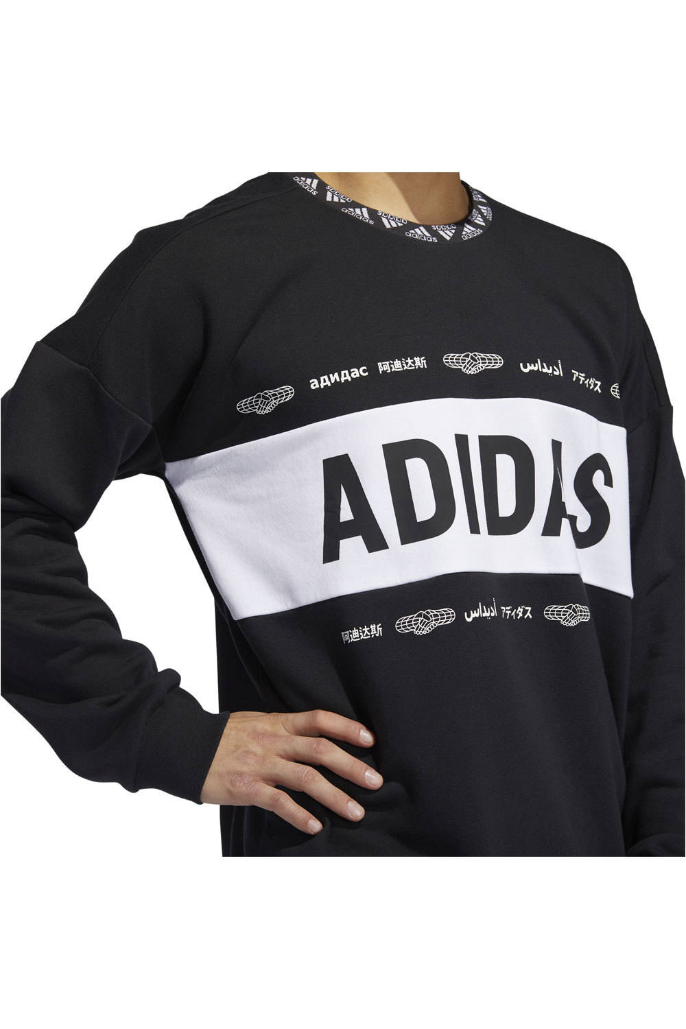 adidas sudadera hombre Adidas ONE TEAM CREW vista detalle adidas sudadera hombre Adidas ONE TEAM CREW vista detalle