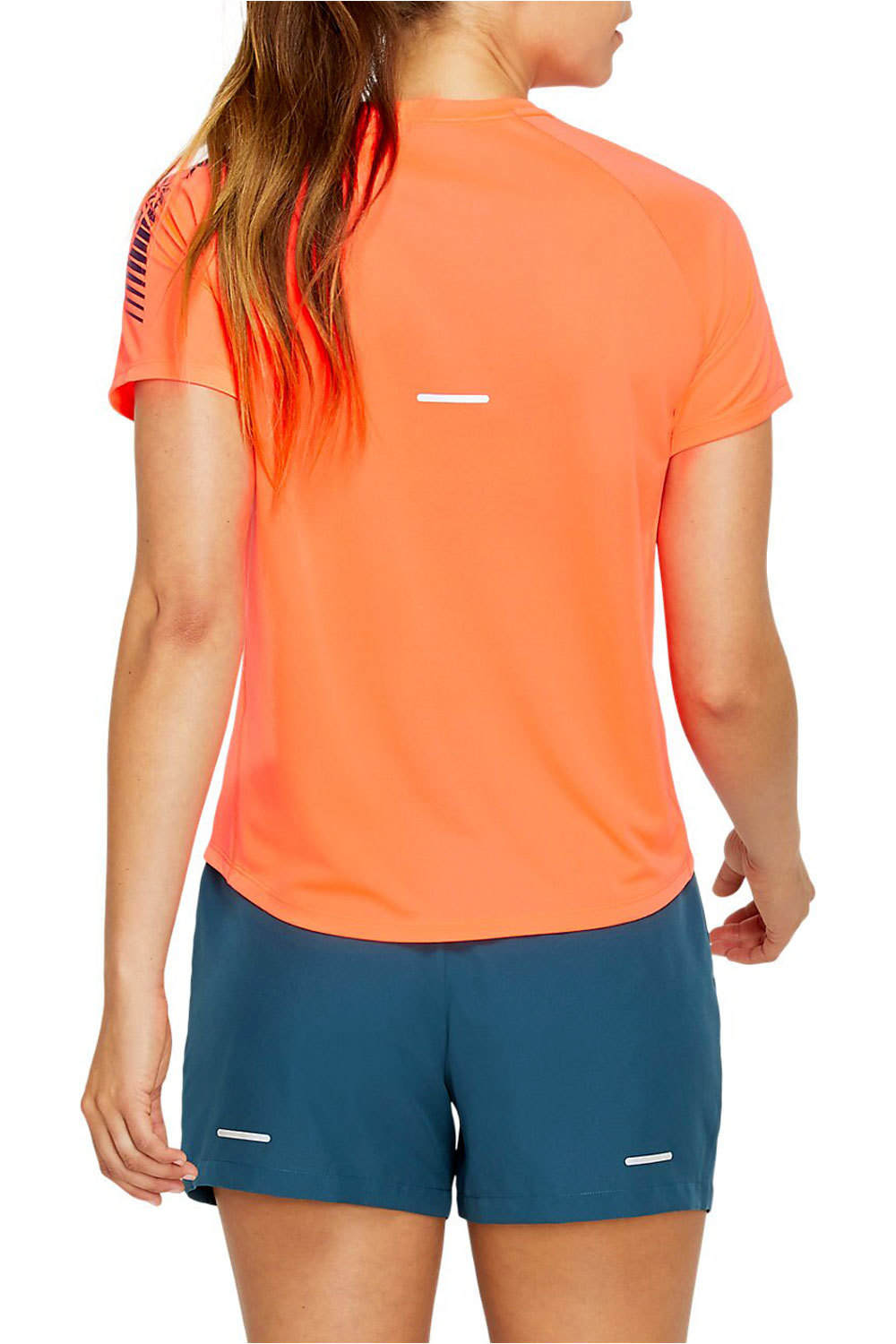 Asics camiseta entrenamiento manga corta mujer Asics ICON SS TOP vista trasera Asics camiseta entrenamiento manga corta mujer Asics ICON SS TOP vista trasera
