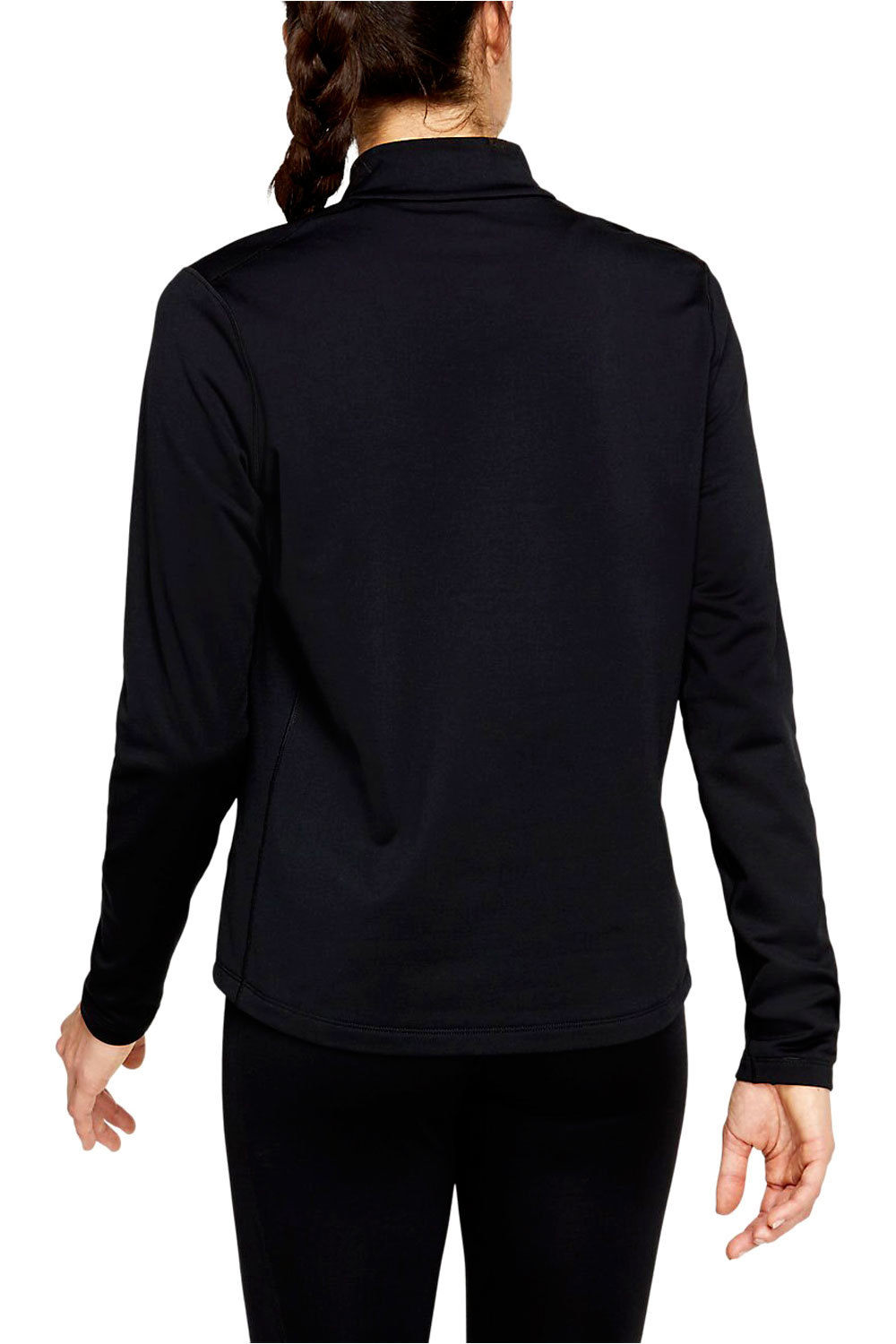 Asics camiseta técnica manga larga mujer Asics KATAKANA WINTER 1/2 ZIP vista trasera Asics camiseta técnica manga larga mujer Asics KATAKANA WINTER 1/2 ZIP vista trasera