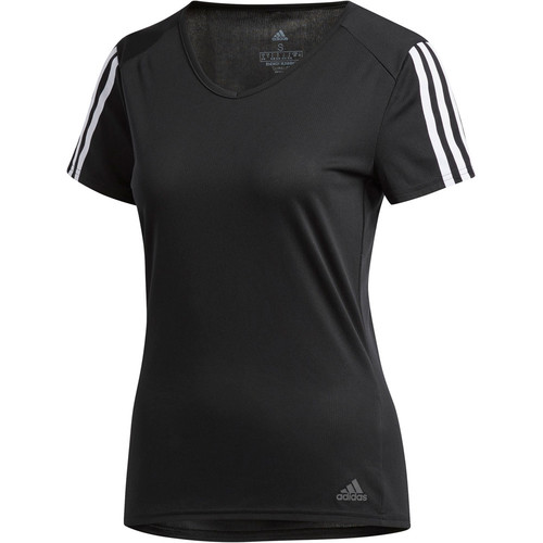 ADIDAS RUN IT TEE 3S W negro
