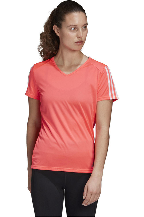 ADIDAS RUN IT TEE 3S W rosa