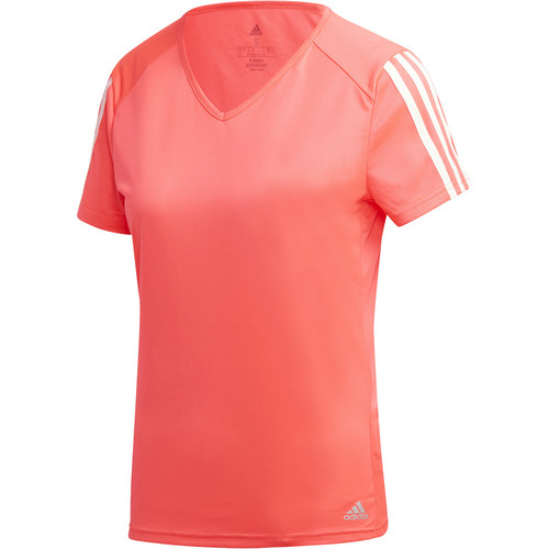 ADIDAS RUN IT TEE 3S W rosa