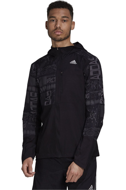 ADIDAS OWN THE RUN JKT NEGR negro