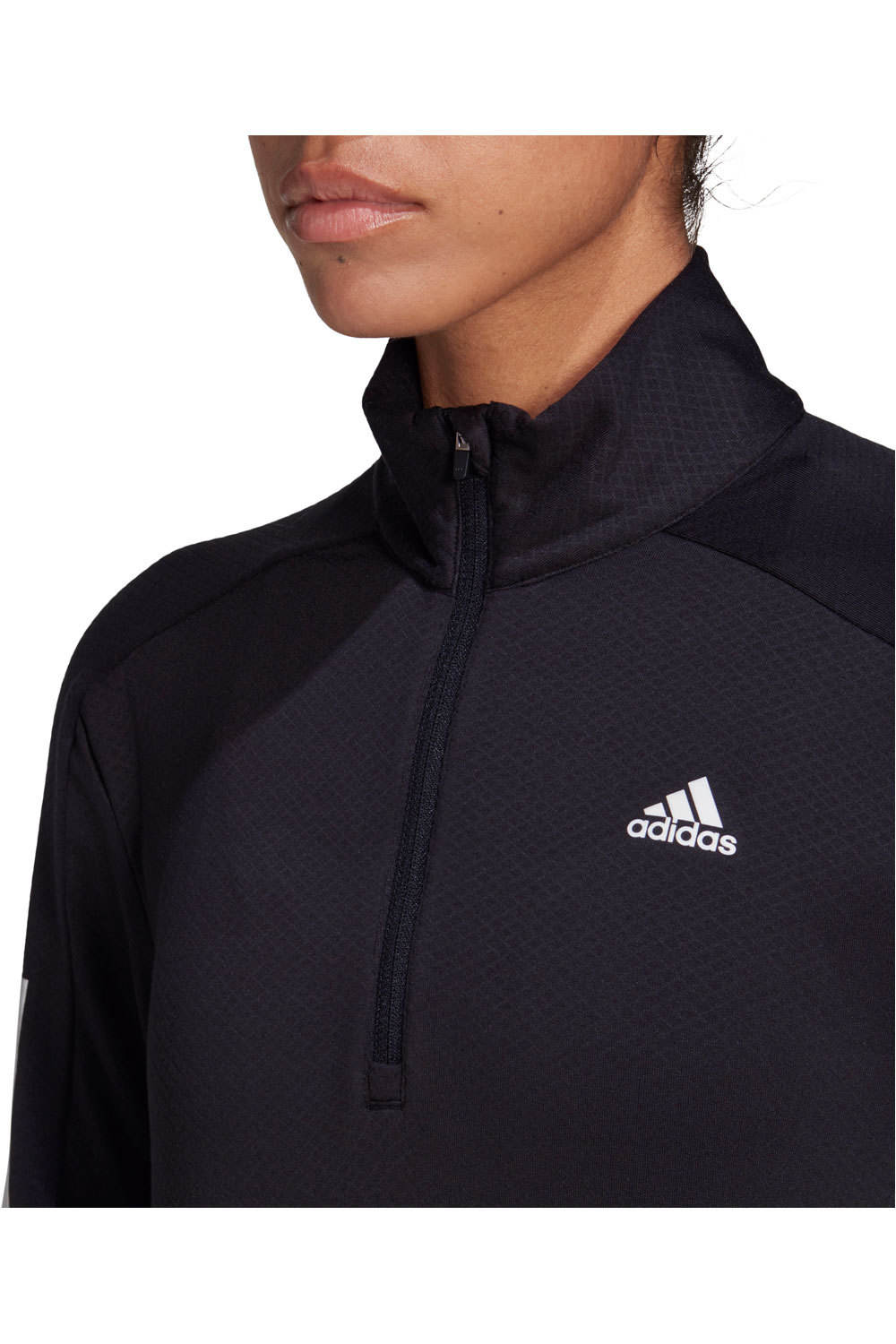 adidas camiseta técnica manga larga mujer Adidas WARM 1/2 ZIP NE vista detalle adidas camiseta técnica manga larga mujer Adidas WARM 1/2 ZIP NE vista detalle