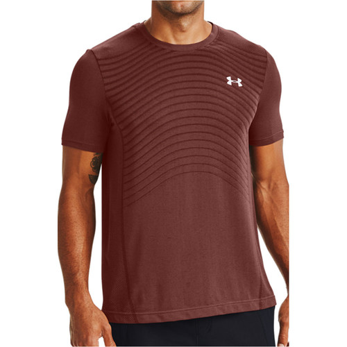 UNDER ARMOUR UA SEAMLESS WAVE SS rojo