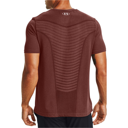 UNDER ARMOUR UA SEAMLESS WAVE SS rojo