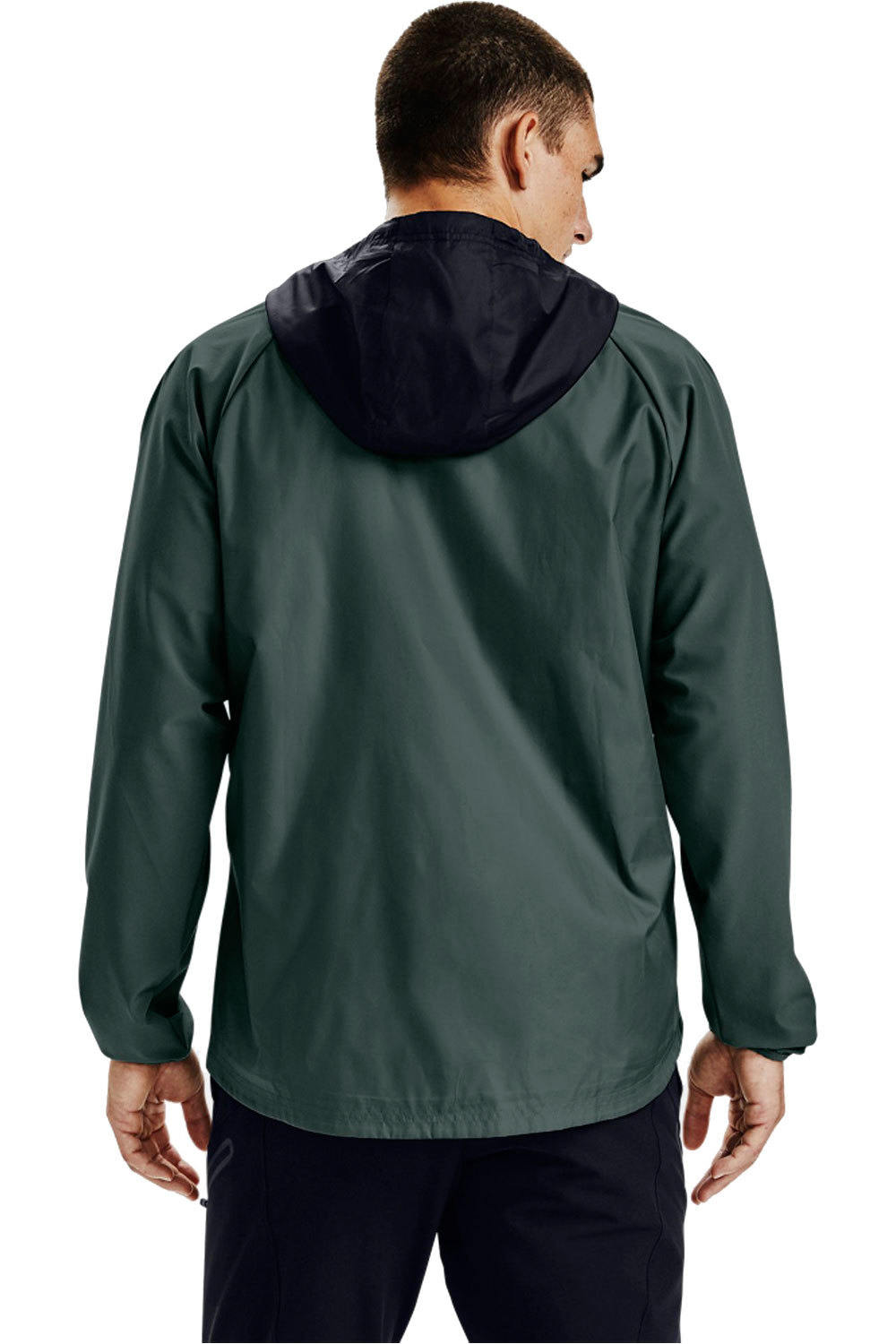 Under Armour sudaderas deportivas hombre Under Armour STRETCH-WOVEN HOODED JACKET AZ vista trasera Under Armour sudaderas deportivas hombre Under Armour STRETCH-WOVEN HOODED JACKET AZ vista trasera