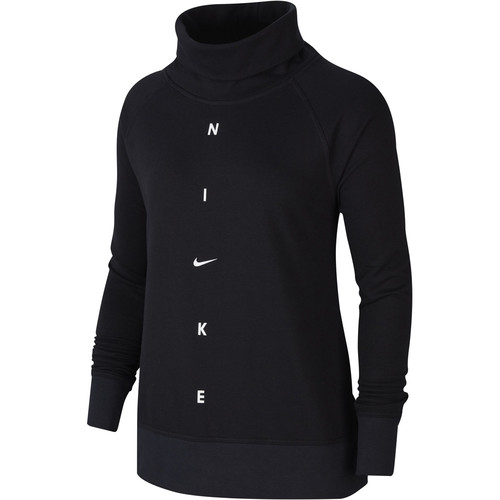 NIKE W NK DRY GET FIT FLC COWL NK G negro
