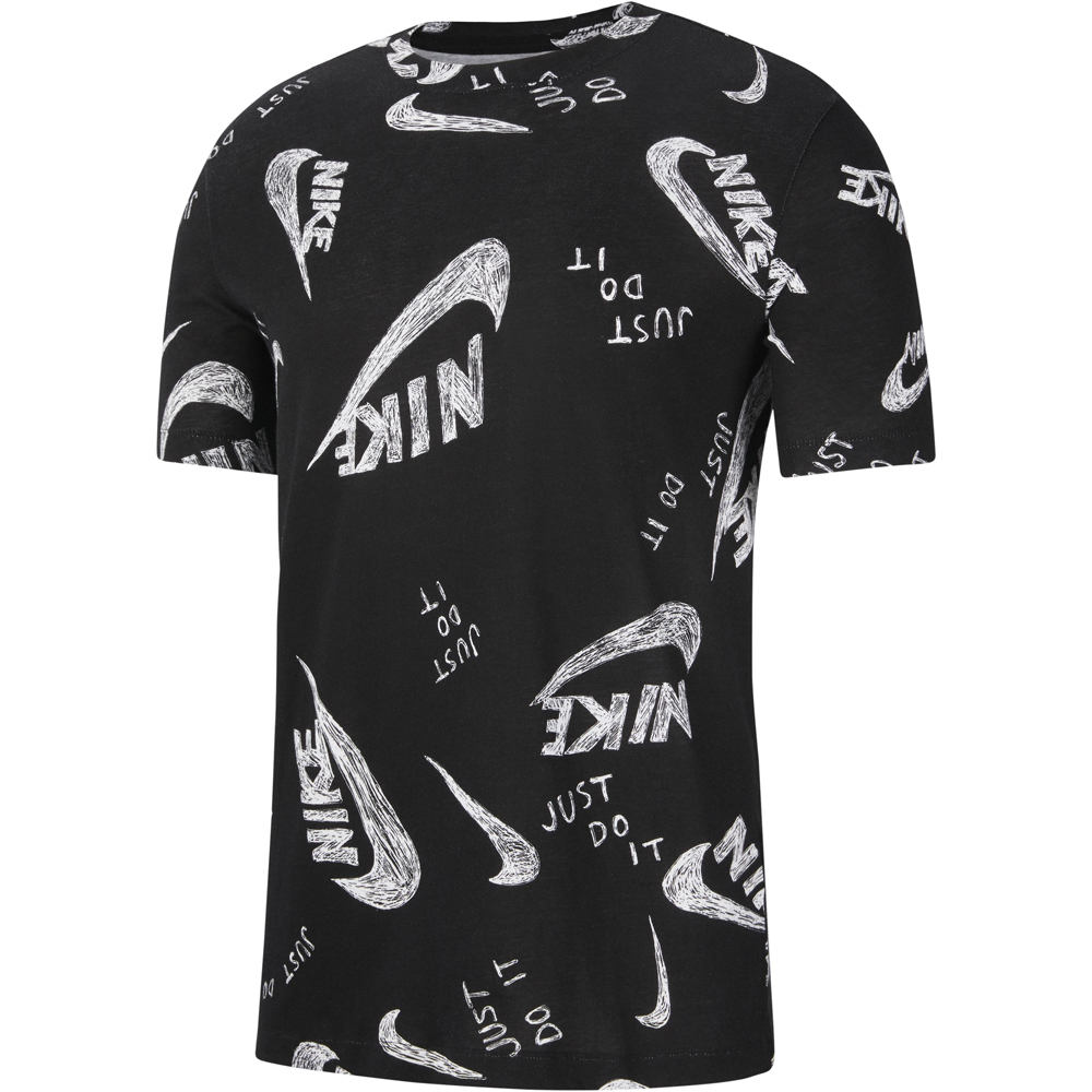 Nike camiseta manga corta hombre Nike M NSW AOP TEE vista frontal Nike camiseta manga corta hombre Nike M NSW AOP TEE vista frontal