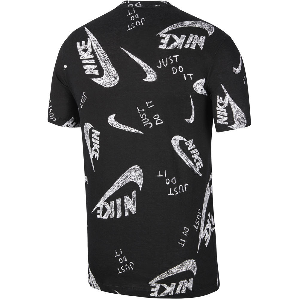Nike camiseta manga corta hombre Nike M NSW AOP TEE vista trasera Nike camiseta manga corta hombre Nike M NSW AOP TEE vista trasera