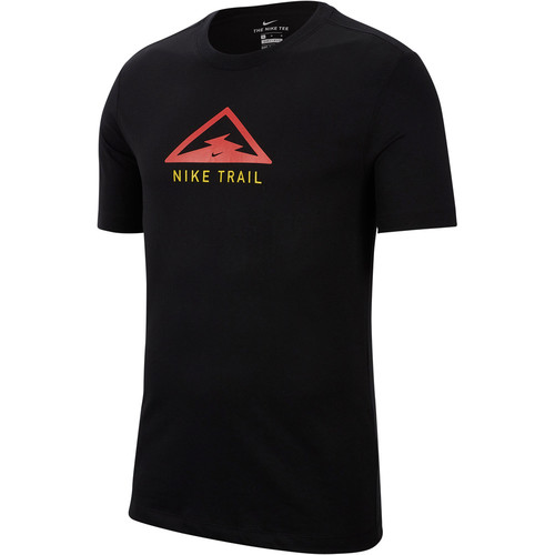 NIKE M NK DRY TEE TRAIL negro