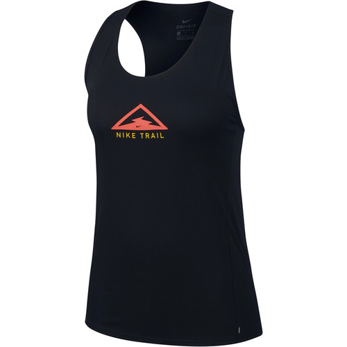 NIKE W NK CITY SLEEK TANK TRAIL negro