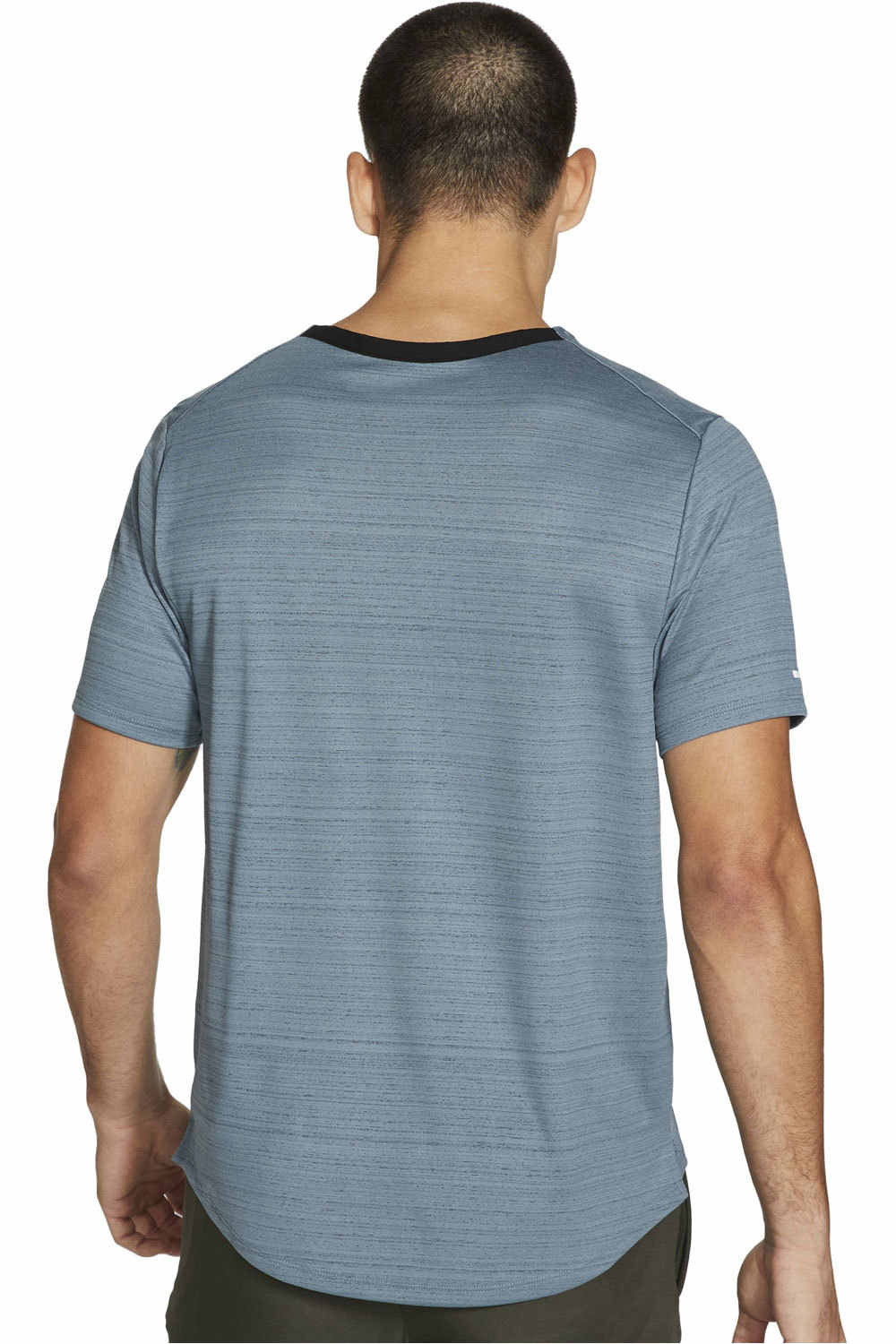 Nike camiseta técnica manga corta hombre Nike M NK DF MILER TOP SS vista trasera Nike camiseta técnica manga corta hombre Nike M NK DF MILER TOP SS vista trasera