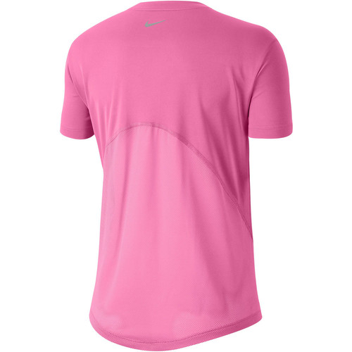 NIKE W NK MILER TOP SS rosa