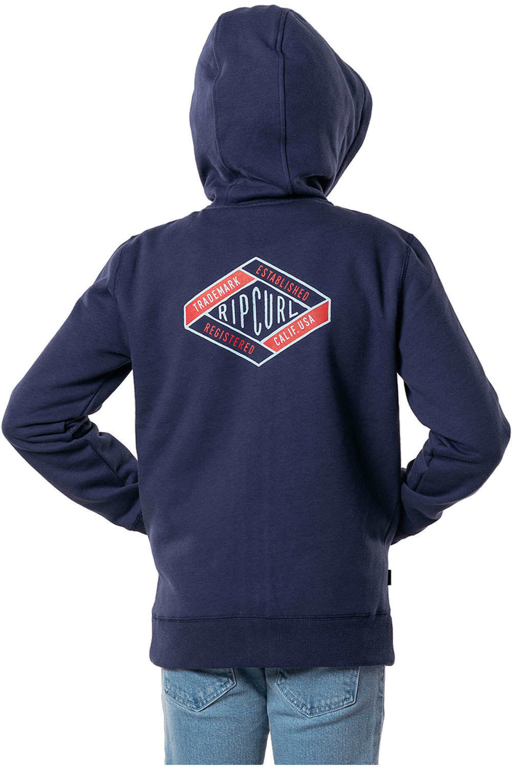 Rip Curl sudadera niño Rip Curl DAMS HOOD BOYS vista trasera Rip Curl sudadera niño Rip Curl DAMS HOOD BOYS vista trasera