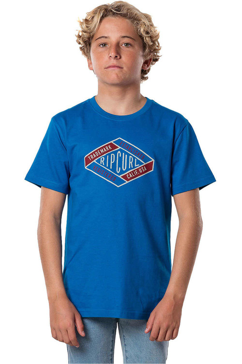 RIP CURL DAMS S/S TEE BOY azul