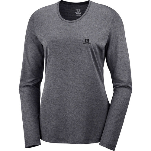 SALOMON AGILE LS TEE W gris
