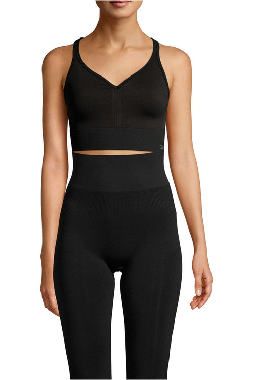 CASALL SEAMLESS SPORTS TOP marron