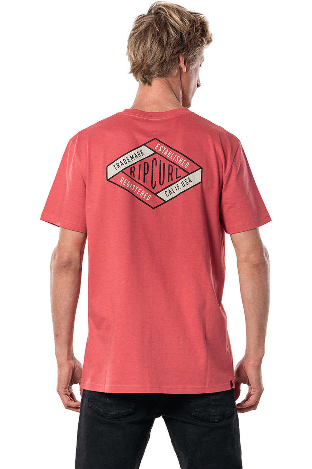 Rip Curl camiseta manga corta hombre Rip Curl DAMS S/S TEE vista trasera Rip Curl camiseta manga corta hombre Rip Curl DAMS S/S TEE vista trasera