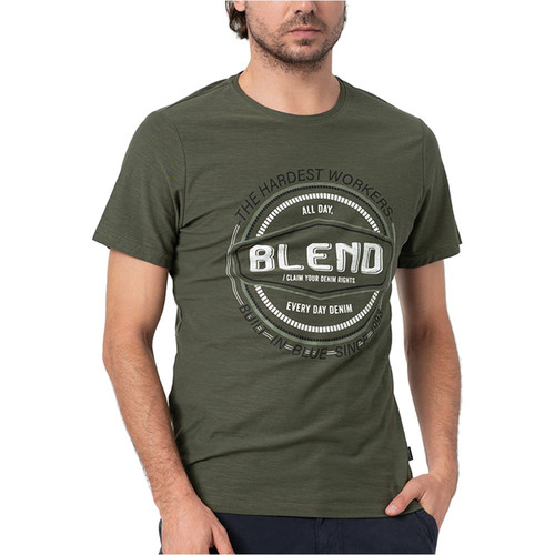 BLEND TEE LOGO verde