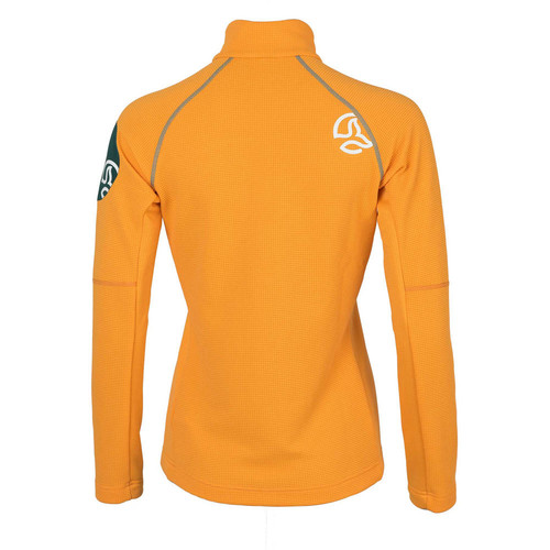 TERNUA CAMISETA LEMIKA 1/2 ZIP W amarillo