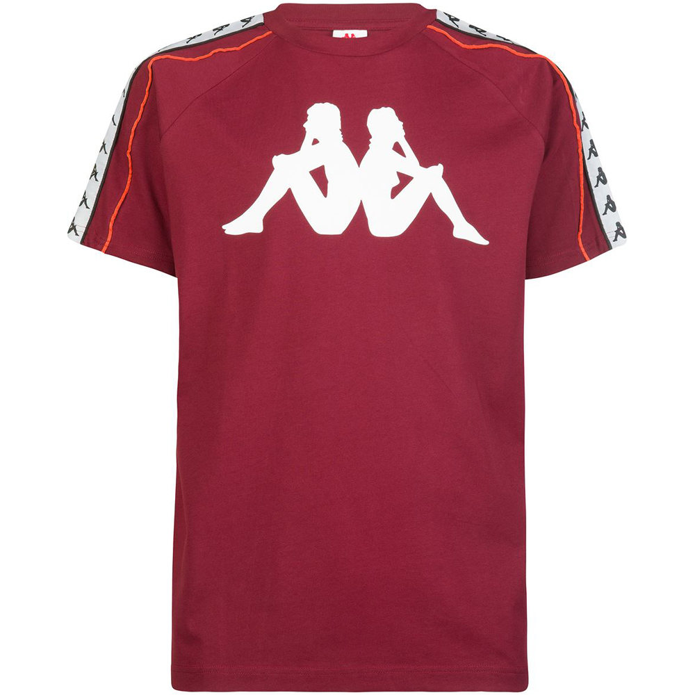 Kappa camiseta manga corta hombre Kappa 222 BANDA DOBREV vista frontal Kappa camiseta manga corta hombre Kappa 222 BANDA DOBREV vista frontal