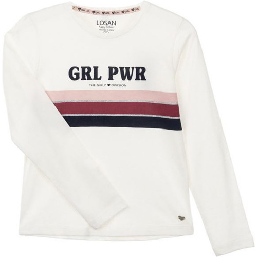 LOSAN CAMISETA GRL BL blanco