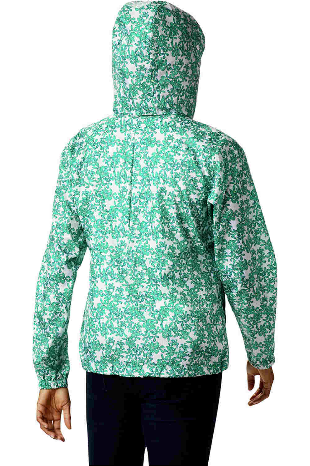Columbia chaquetas mujer Columbia Flash Forward Printed Windbreaker vista trasera Columbia chaquetas mujer Columbia Flash Forward Printed Windbreaker vista trasera