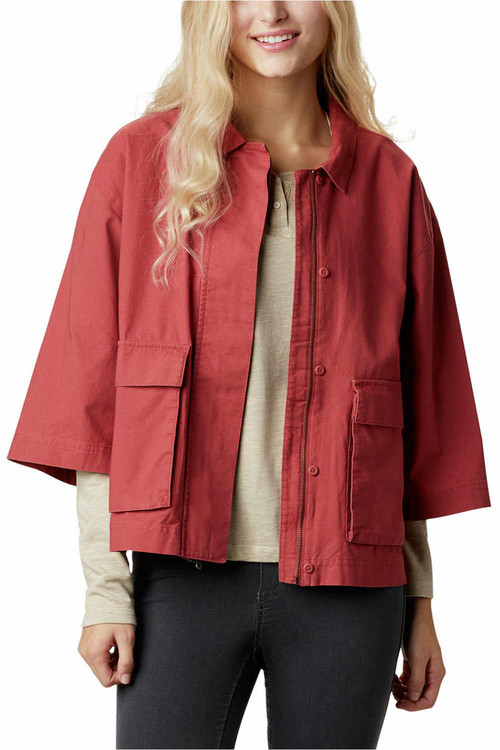 COLUMBIA SUMMER CHILL JACKET rojo