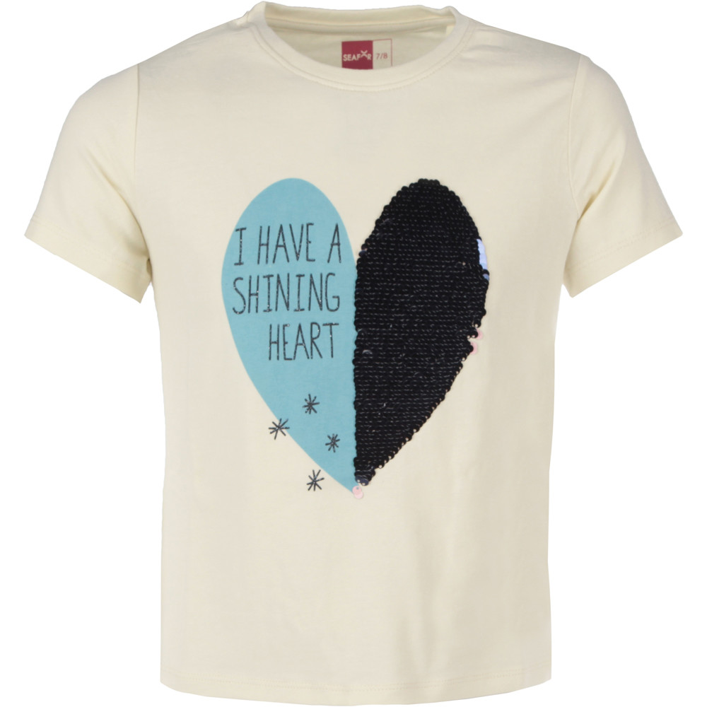 Seafor camiseta manga corta niña Seafor HEART vista trasera Seafor camiseta manga corta niña Seafor HEART vista trasera