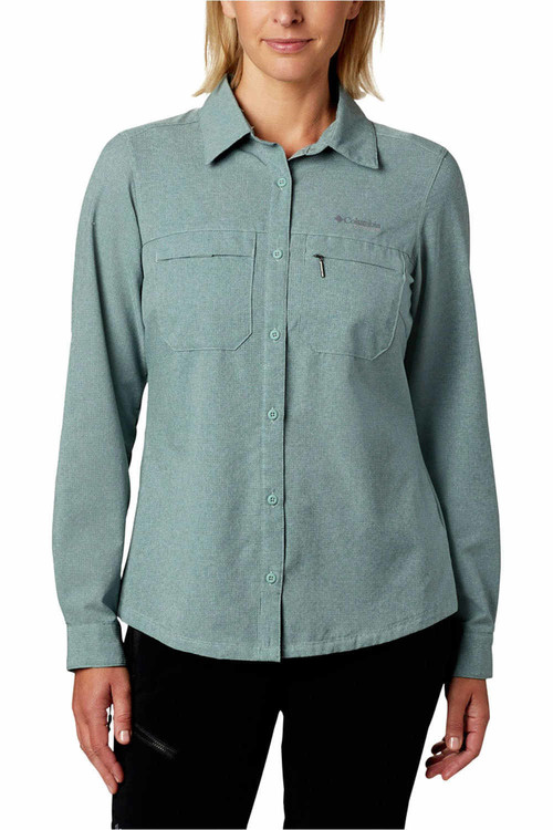 COLUMBIA IRICO LONG SLEEVE SHIRT verde