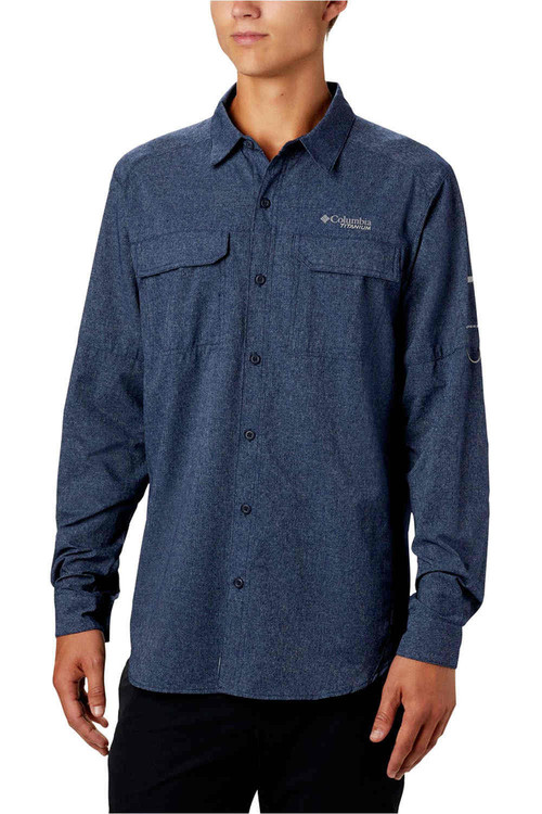 COLUMBIA IRICO MEN'S LONG SLEEVE SHIRT azul