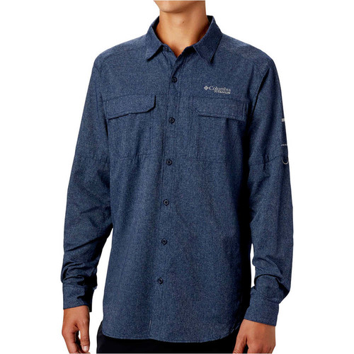 COLUMBIA IRICO MEN'S LONG SLEEVE SHIRT azul