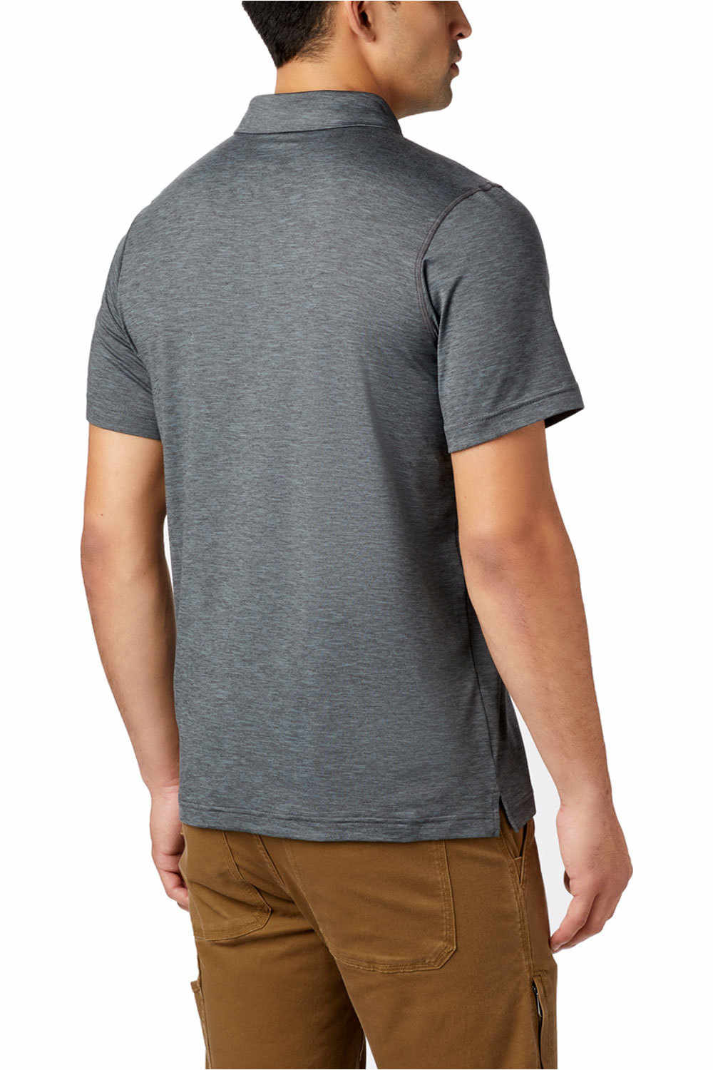 Columbia camiseta montaña manga corta hombre Columbia Tech Trail Polo vista trasera Columbia camiseta montaña manga corta hombre Columbia Tech Trail Polo vista trasera