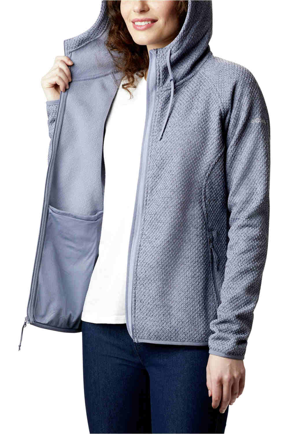 Columbia forro polar mujer Columbia Pacific Point Full Zip Hoodie MO vista detalle Columbia forro polar mujer Columbia Pacific Point Full Zip Hoodie MO vista detalle