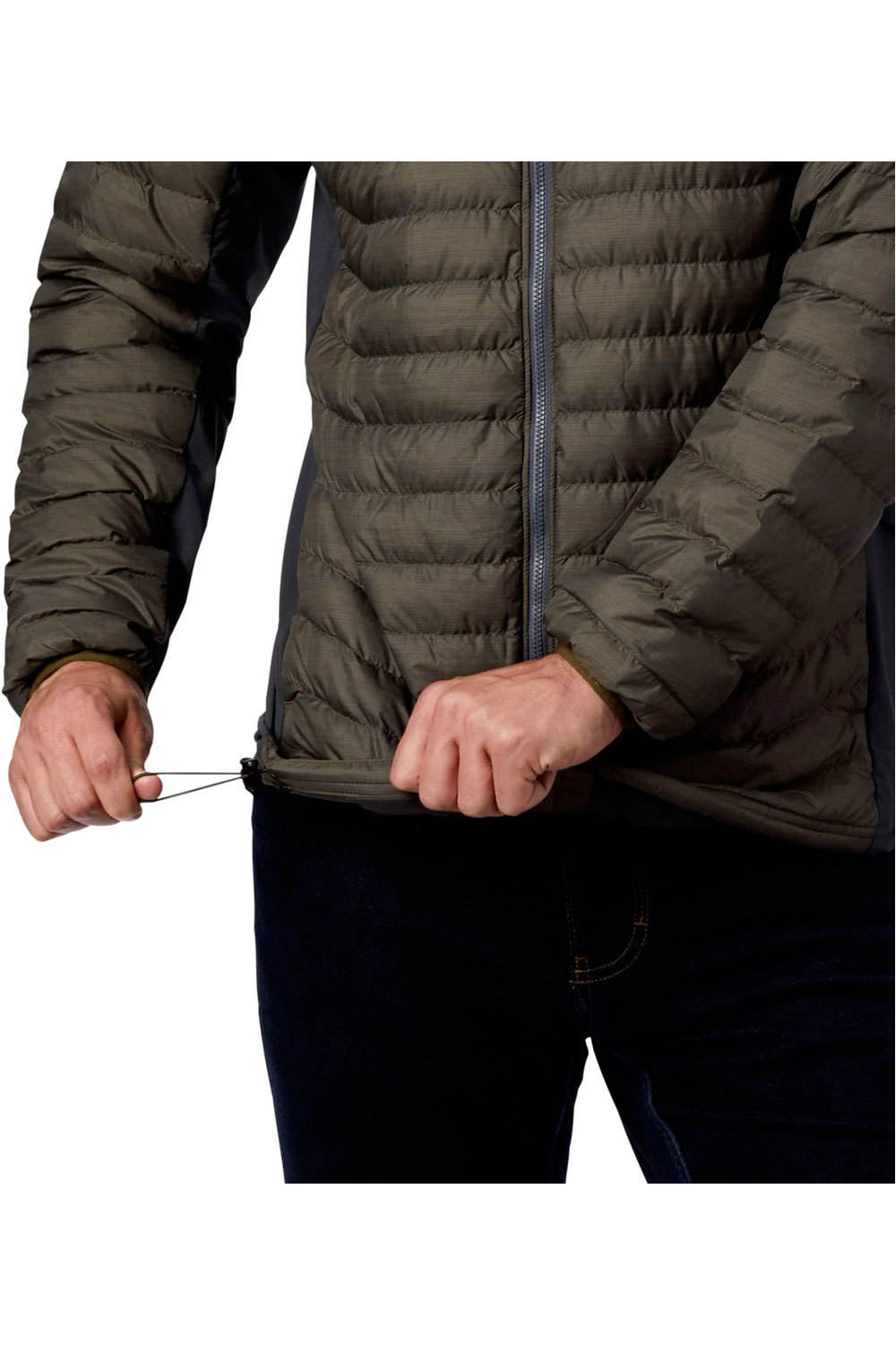 Columbia chaqueta outdoor hombre Columbia Powder Pass Hooded Jacket vista detalle Columbia chaqueta outdoor hombre Columbia Powder Pass Hooded Jacket vista detalle