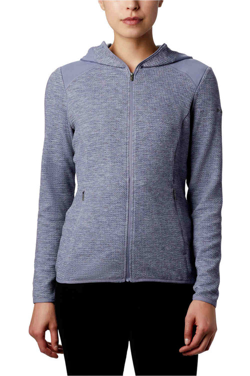 COLUMBIA COGGIN PEAK FZ HOODED FLEECE morado
