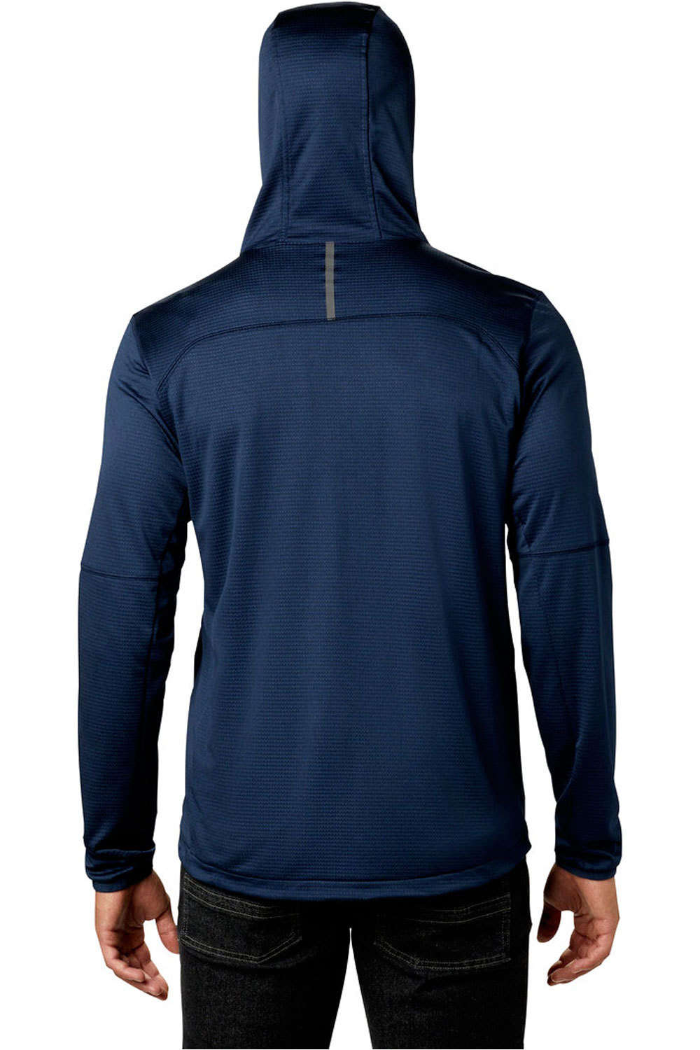 Columbia forro polar hombre Columbia Tech Trail FZ Hoodie vista trasera Columbia forro polar hombre Columbia Tech Trail FZ Hoodie vista trasera