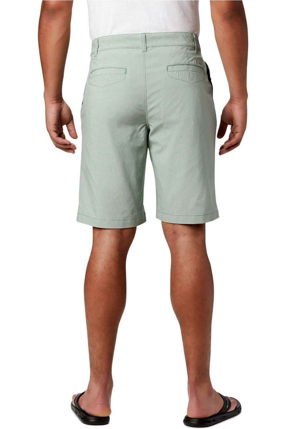 Columbia pantalón corto montaña hombre Columbia Outdoor Elements Chambray Short vista trasera Columbia pantalón corto montaña hombre Columbia Outdoor Elements Chambray Short vista trasera