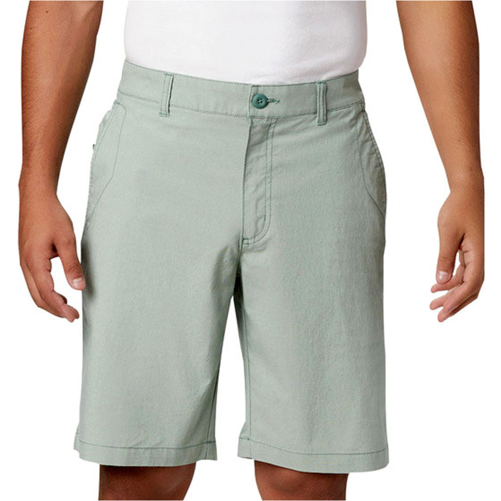 Columbia pantalón corto montaña hombre Columbia Outdoor Elements Chambray Short vista detalle Columbia pantalón corto montaña hombre Columbia Outdoor Elements Chambray Short vista detalle