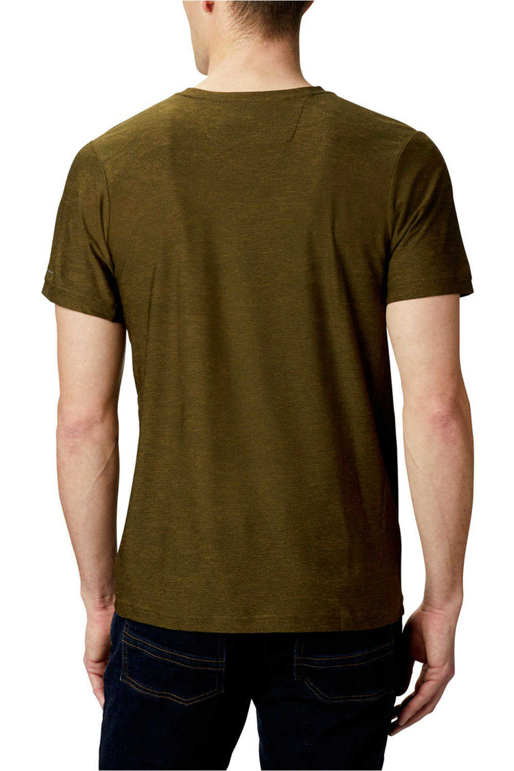 Columbia camiseta montaña manga corta hombre Columbia Maxtrail SS Camo Tee vista trasera Columbia camiseta montaña manga corta hombre Columbia Maxtrail SS Camo Tee vista trasera