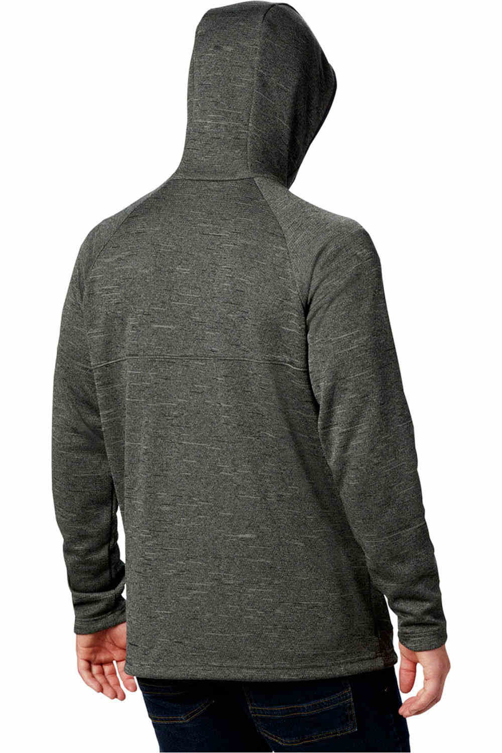 Columbia forro polar hombre Columbia Maple Lake Midlayer FZ Hoodie vista trasera Columbia forro polar hombre Columbia Maple Lake Midlayer FZ Hoodie vista trasera