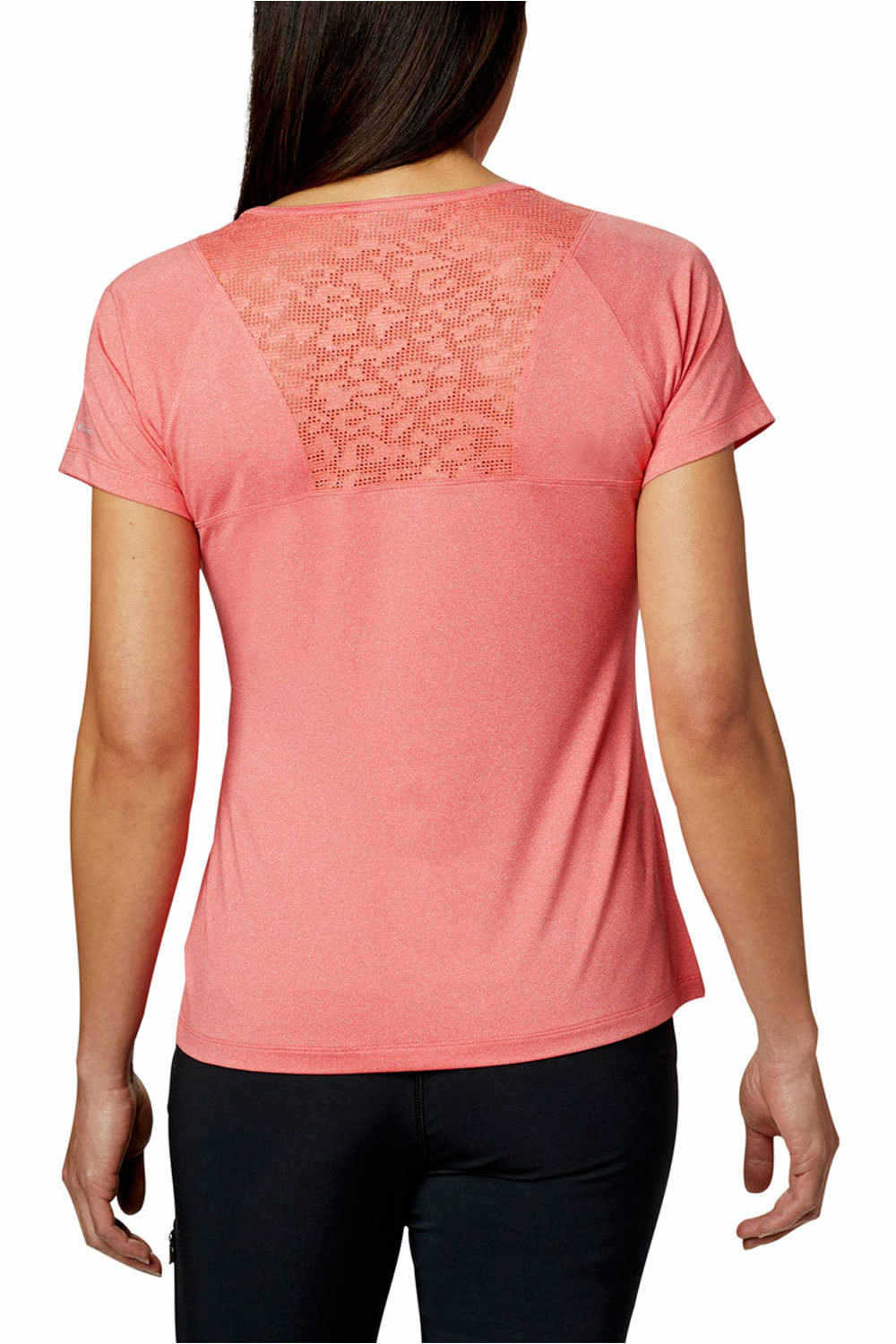 Columbia camiseta montaña manga corta mujer Columbia Peak To Point II SS Tee vista trasera Columbia camiseta montaña manga corta mujer Columbia Peak To Point II SS Tee vista trasera