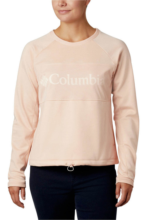 COLUMBIA WINDGATES FLEECE CREW naranja